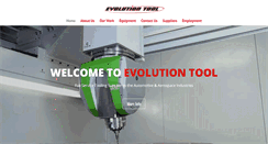 Desktop Screenshot of evolutiontool.com